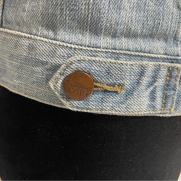 LOFT Denim vest vintage blue size XS - Picture 12 of 16